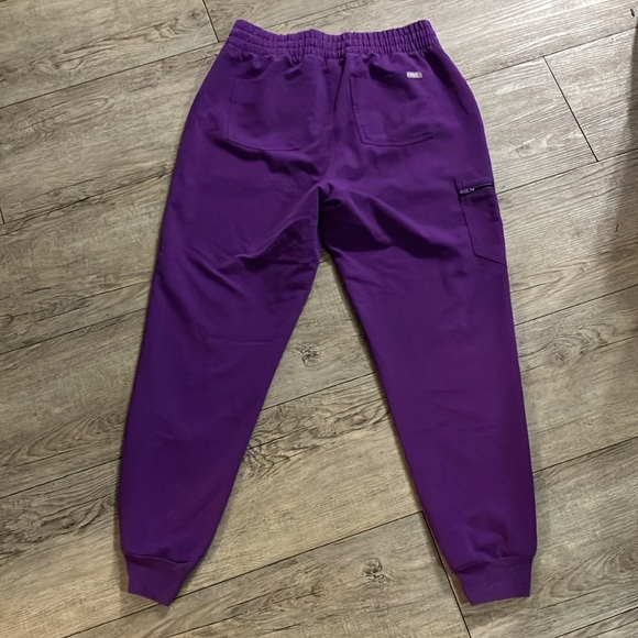 Figs Medium High Waisted Zamora Bottoms in Magic Purple - Picture 3 of 3